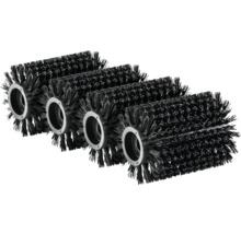 Plusieurs brosses cylindriques pour les travaux de nettoyage