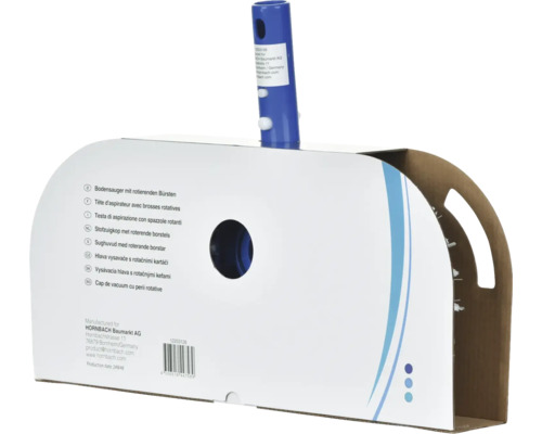 Verpackung für Staubsaugeraufsatz mit rotierenden Bürsten