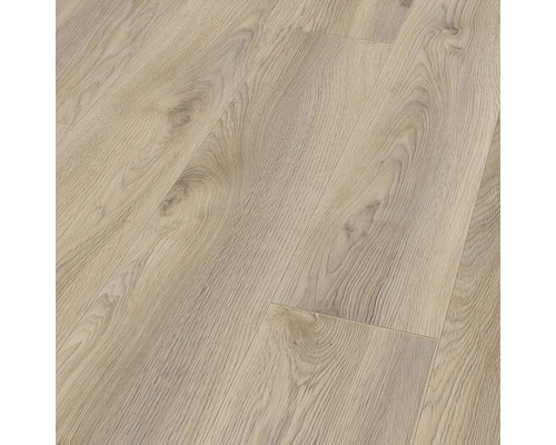 Detailaufnahme von Laminatboden mit Holzoptik