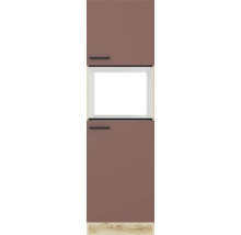 Meuble de cuisine avec deux portes et poignées