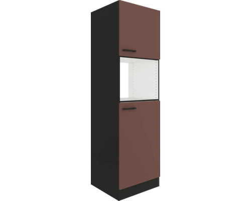 Meuble de cuisine avec deux portes et compartiment ouvert