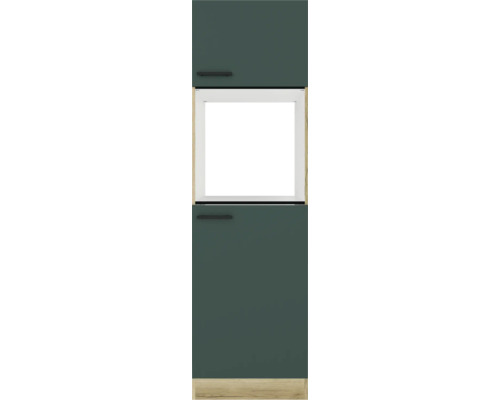 Meuble de cuisine avec deux portes et poignées