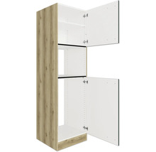 Armoire de cuisine ouverte avec deux portes