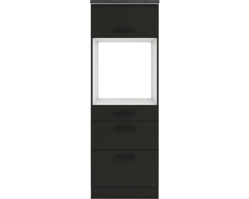 Meuble de cuisine avec tiroirs et compartiment ouvert