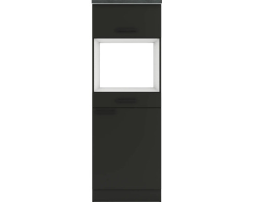 Meuble de cuisine avec deux portes et un compartiment ouvert