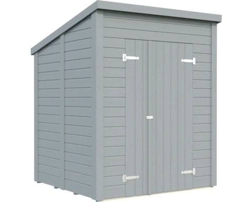 Gartenhaus Palmako Leif 3 m² inkl. Fussboden 189 x 186 cm hellgrau