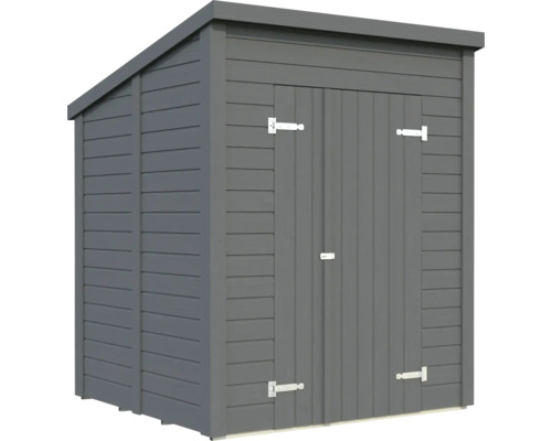 Gartenhaus Palmako Leif 3 m² inkl. Fussboden 189 x 186 cm dunkelgrau