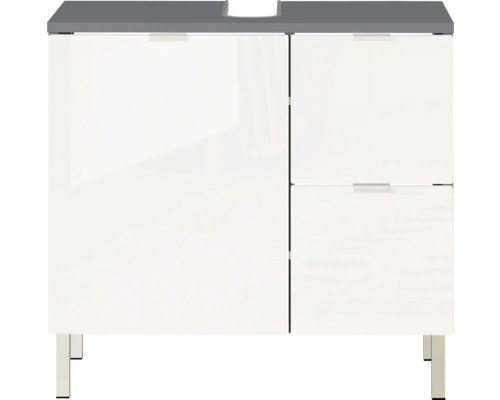 Meuble sous-vasque avec tiroirs et espace de rangement