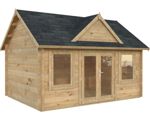 Gartenhaus Palmako Claudia 14,2 m² inkl. Fussboden 494 x 376 cm tauchgrundiert braun