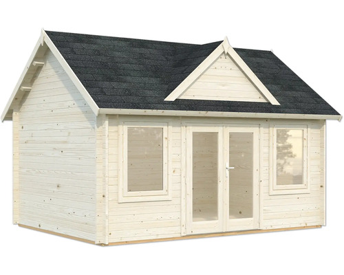 Holz Gartenhaus mit Fenstern und Doppeltür