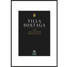 Bilderrahmen mit Villa Sostaga Logo