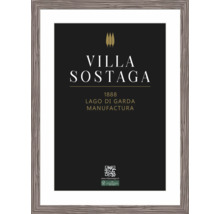 Cadre en bois avec motif Villa Sostaga