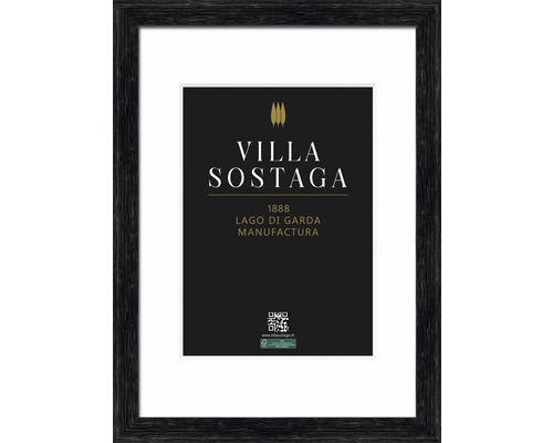 Cadre photo en bois Soave noir 21x29,7 cm (DIN A4)