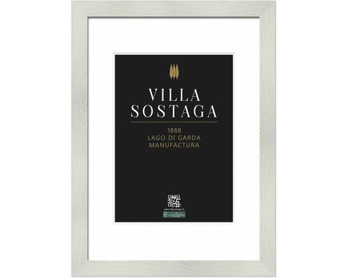 Cadre photo en bois Soave blanc 21x29,7 cm (DIN A4)