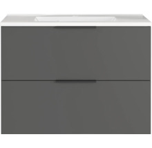 Waschtischunterschrank mit zwei Schubladen und Waschbecken