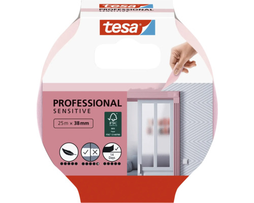 tesa® Malerband Tapete 25 m x 38 mm