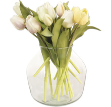 Tulpen in einer Glasvase