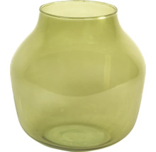 Grüne Glasvase