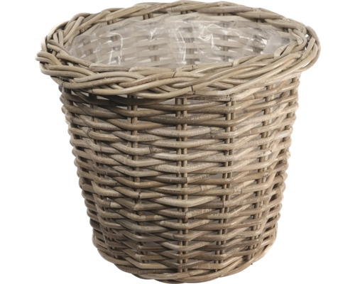 Geflochtener Pflanzkorb aus Rattan