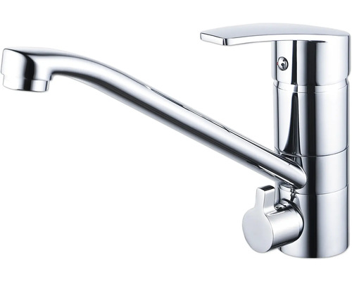 Robinetterie de cuisine avec raccordement pour appareil AVITAL TEJAT chrome Robinet en métal