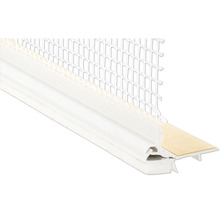 Baumit Anputzdichtleiste Milano plus Hart-und Weich-PVC inkl. Membran und Gewebe (12,5 mm) für Fenster und Türen 2400 x 9,5 mm