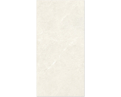 Carrelage sol et mur en grès cérame fin MIRAVA NARVIK white lxLxe 30x60x0.85 cm