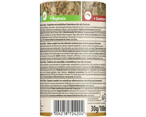 Tetra Futter für Zierfische mit Daphnien und Gammarus