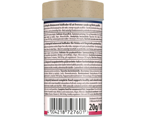 Fischfutter für Zierfische, 20 Gramm