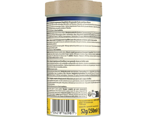 TetraMin Hauptfutter für Zierfische 52 Gramm