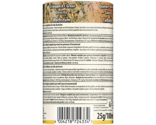 Informationen zu Fischfutter für Zierfische