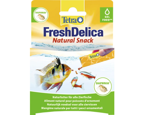 Tetra FreshDelica Natural Snack Fischfutter Packung