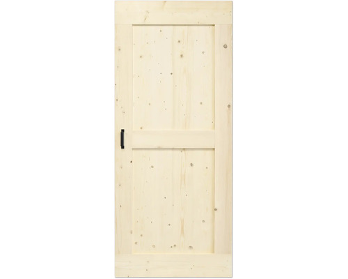 Porte en bois avec poignée