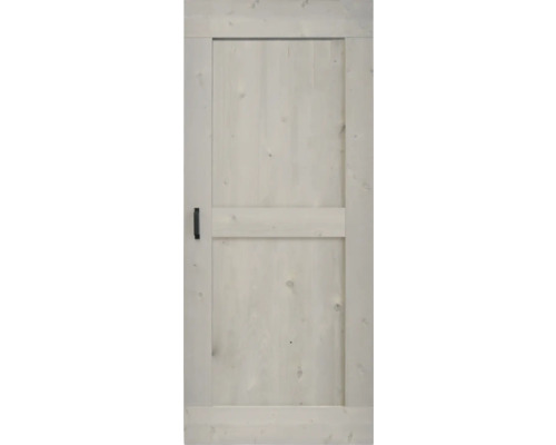 Porte en bois avec ferrures