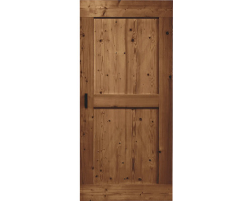 Porte en bois avec ferrures