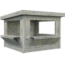 Holz Gartenbar mit zwei Klapptheken