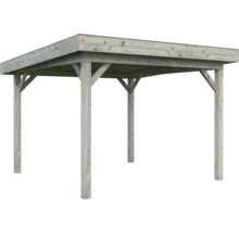 Holzcarport mit Flachdach