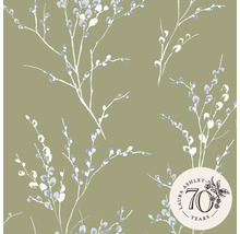 Papier peint avec motif de chatons de saule