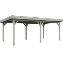 Holzcarport mit Flachdach