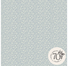 Papier peint Laura Ashley à motif floral et logo Laura Ashley pour le 70e anniversaire