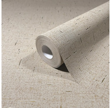 Rouleau de papier peint intissé avec structure de toile et motif discret