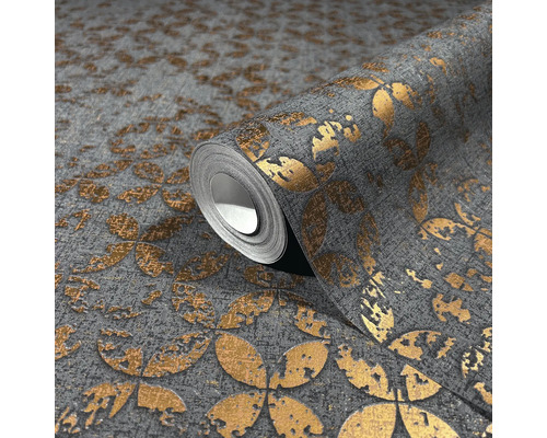 Rouleau de papier peint avec motif de feuilles