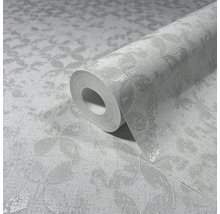 Rouleau de papier peint intissé avec motif de feuilles