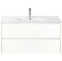 Meuble-lavabo avec deux tiroirs et robinet