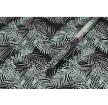 Dekorfolie mit Palmenmuster und aufgerollter Rolle