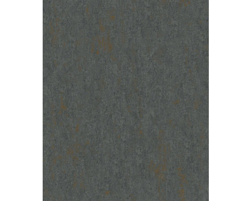 Vliestapete 35146 City Romance Uni antthrazit gold Tapete in Steinoptik mit rauer Oberfläche