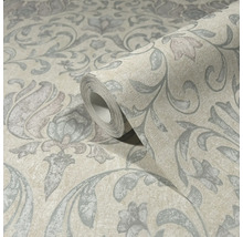 Rouleau de papier peint vinyle à motif floral