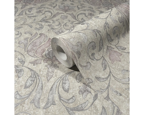 Rouleau de papier peint à motifs floraux