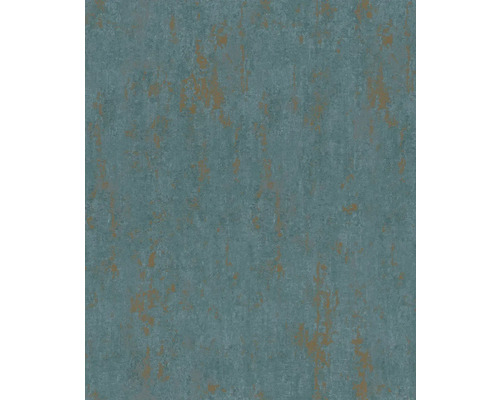 Nahaufnahme einer blauen Tapete mit matter Textur