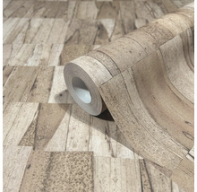 Rouleau de papier peint aspect bois