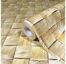 Rouleau de papier peint avec motif de blocs de bois